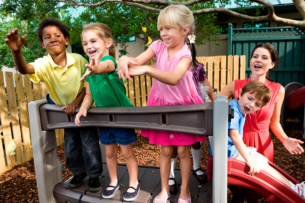 Active Play in a Safe Outdoor Environment